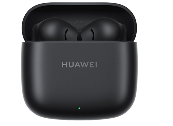 fone de ouvido bluetooth earbuds huawei dentro do estojo de carregamento